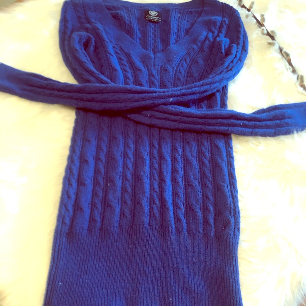 American Eagle Knit V-Neck Sweater
